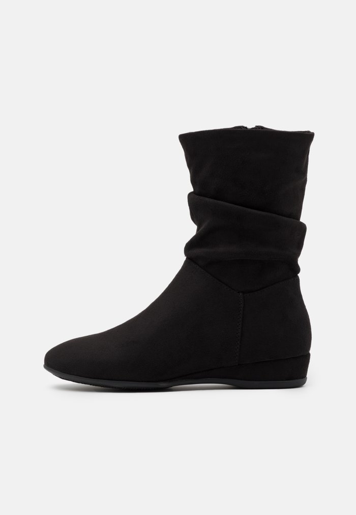 Bottes Anna Field Plates Zip UP Noir Femme | UOZ-2448800